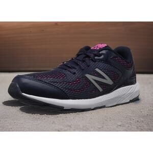 New Balance Running Shoes Navy Pink Girls 6 New Fast Ship